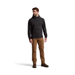 Sitka Essential Full Zip Hoody -Archery Gear Shop IMG SITKA ED 600220 BK Essential Full Zip Hoody Sitka Black 592p Studio 01524