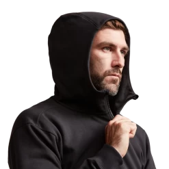 Sitka Essential Full Zip Hoody -Archery Gear Shop IMG SITKA ED 600220 BK Essential Full Zip Hoody Sitka Black 592p Studio 01565