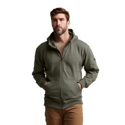 Sitka Essential Full Zip Hoody -Archery Gear Shop IMG SITKA ED 600220 HEM Essential Full Zip Hoody Hemlock Green 592p Studio 01461
