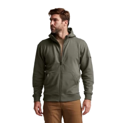 Sitka Essential Full Zip Hoody -Archery Gear Shop IMG SITKA ED 600220 HEM Essential Full Zip Hoody Hemlock Green 592p Studio 01466