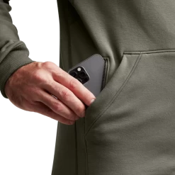 Sitka Essential Full Zip Hoody -Archery Gear Shop IMG SITKA ED 600220 HEM Essential Full Zip Hoody Hemlock Green 592p Studio 01506