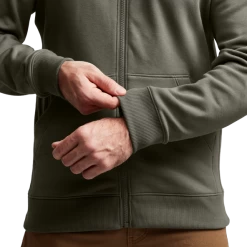 Sitka Essential Full Zip Hoody -Archery Gear Shop IMG SITKA ED 600220 HEM Essential Full Zip Hoody Hemlock Green 592p Studio 01514