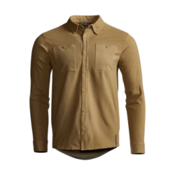 Sitka Riser Work Shirt -Archery Gear Shop Img SITKA ED 2021 80055 CL Mens Riser Work Shirt Clay Studio 0350