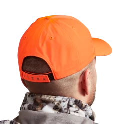 Sitka Ballistic Cap -Archery Gear Shop Img SITKA WT 2021 90083 BL Mens Ballistic Cap Blaze Orange Studio 1523