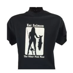Badass Outdoor Gear Eat Salmon The Other Pink Meat Funny T-Shirt
