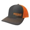 Badass Outdoor Gear Side Panel Logo Snap Back Trucker Hat -Archery Gear Shop badass outdoor gear new side panel logo snap back trucker hat orange clothing 866