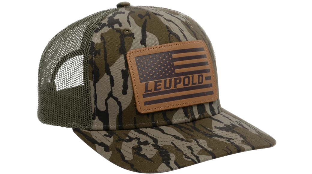 Leupold Leather Flag Trucker Hat 3 Leupold Leather Flag Trucker Hat