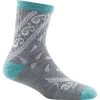 Darn Tough Women's Janis Micro Crew Midweight Hiking Sock -Archery Gear Shop darn tough womens janis micro crew midweight hiking sock small gray clothing 739