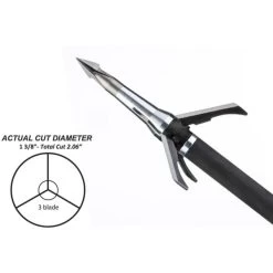 Grim Reaper Pro Series Mechanical Broadhead -Archery Gear Shop grim reaper pro series mechanical broadhead 100 grain 3 blade arrows 819