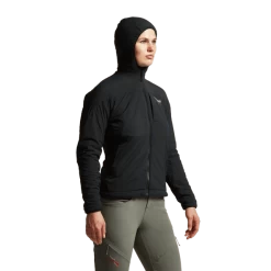Sitka Women's Ambient Jacket -Archery Gear Shop img SITKA HS 2022 600044 BK Ws Ambient Jacket Sitka Black Studio 02989