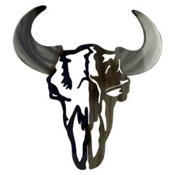 Metal Art Cow Skull Wall Art