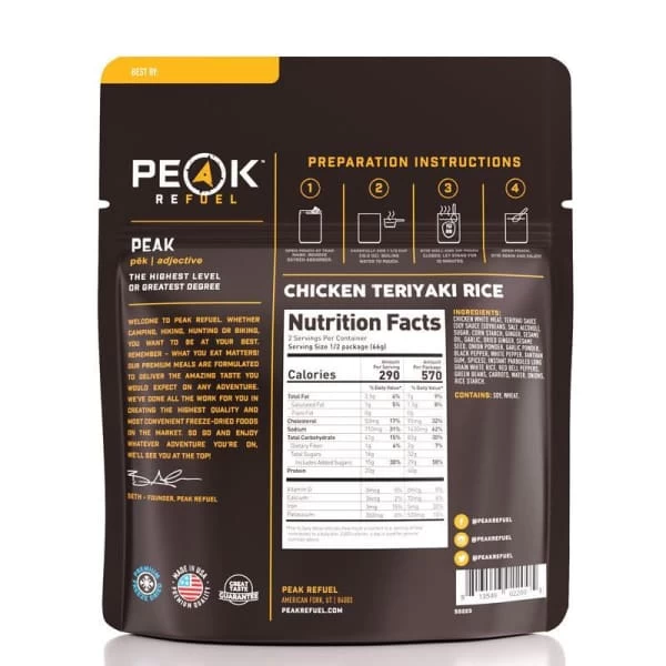 Peak Refuel Chicken Teriyaki Rice 4 Peak Refuel Chicken Teriyaki Rice - Image 2