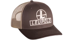 Leupold Reticle Trucker Hat -Archery Gear Shop reticle trucker brown khaki 180424 1